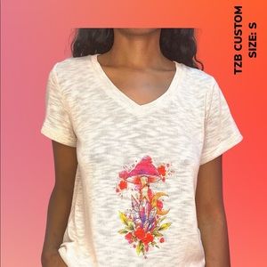 TZB custom size s mushroom graphic press sublimation.